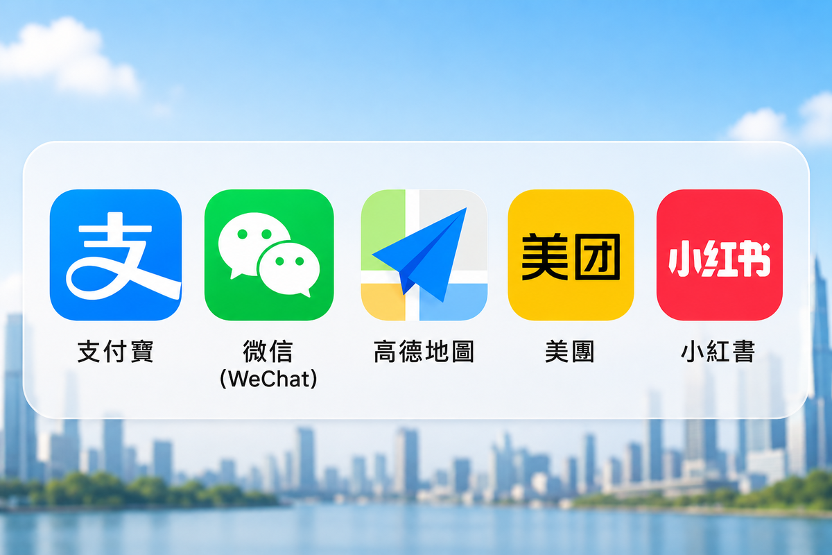 大陸旅遊必備APP
