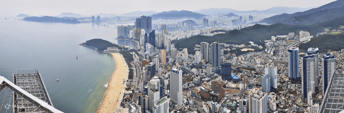 釜山X the SKY 風景