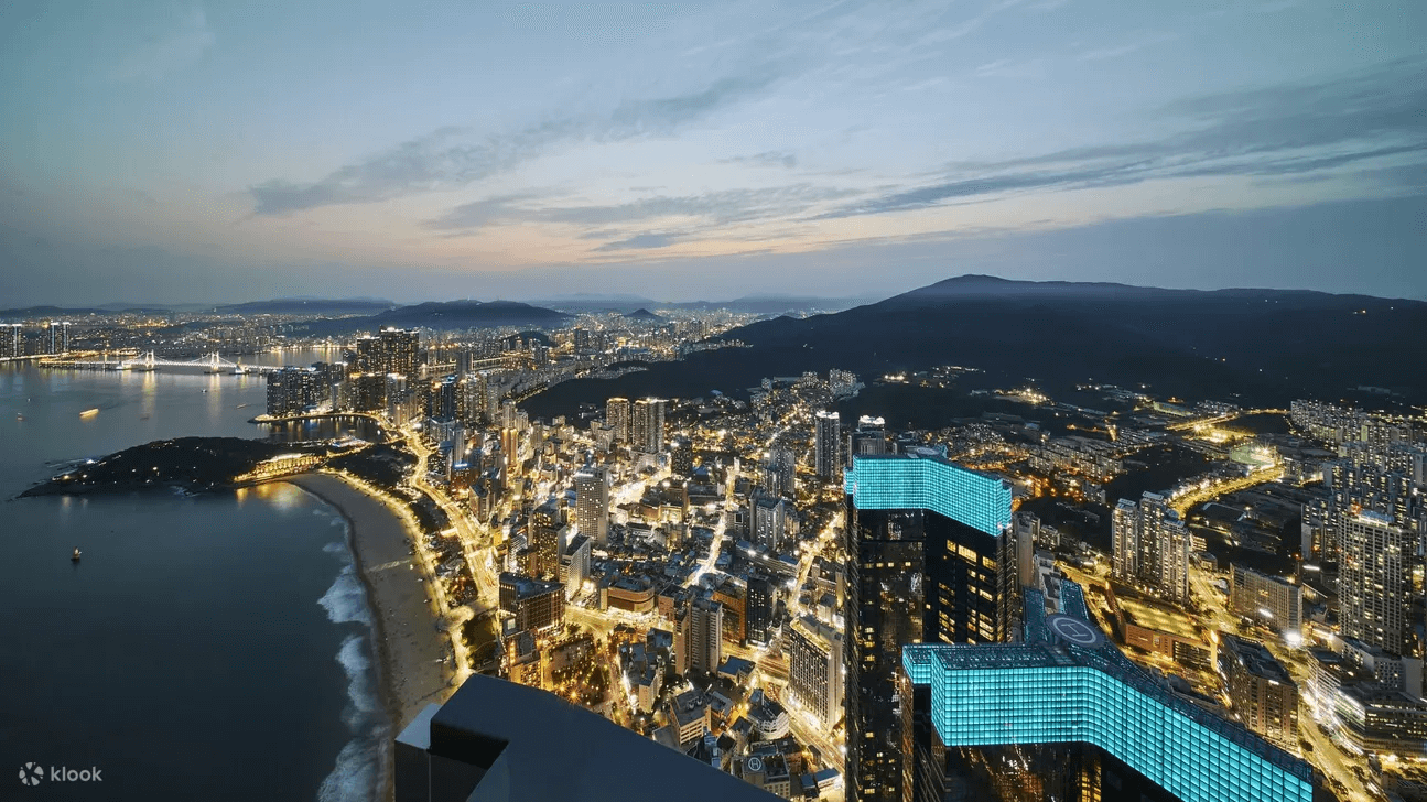 釜山X the SKY 夜景