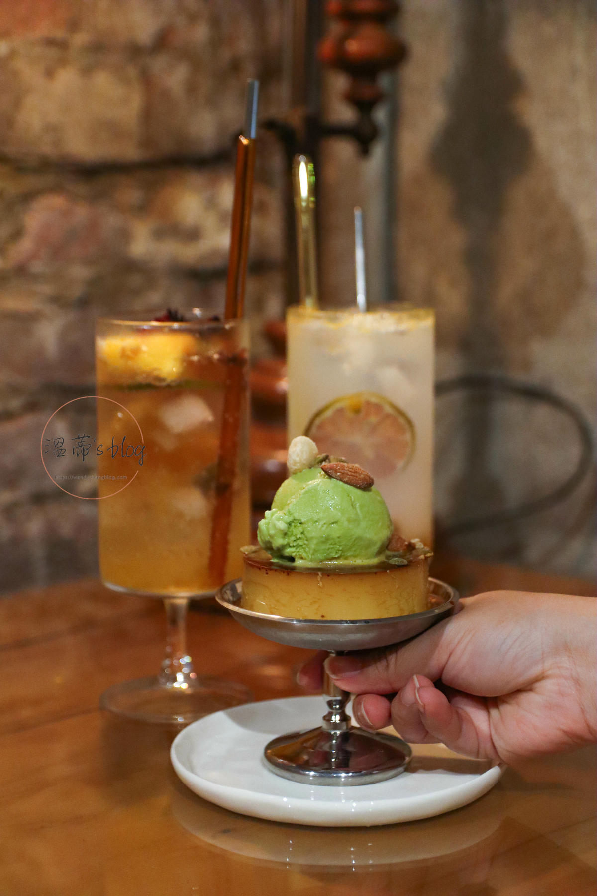 鹿港咖啡廳「金盛二三」老屋氛圍超好拍!-附菜單 - 第16張圖 塩月布丁110元