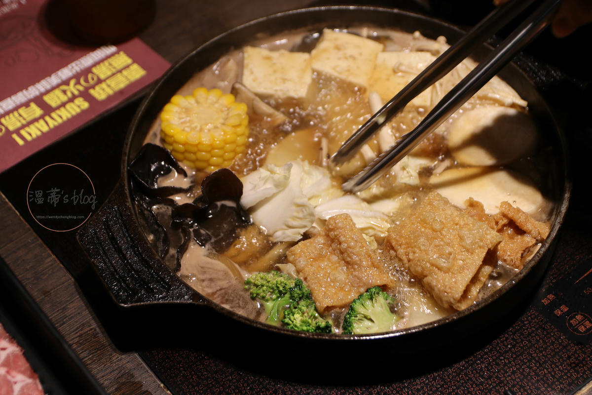 桃園美食「一番地壽喜燒」Prime牛肉+自助吧任你吃到飽-附菜單 - 第19張圖 壽喜燒