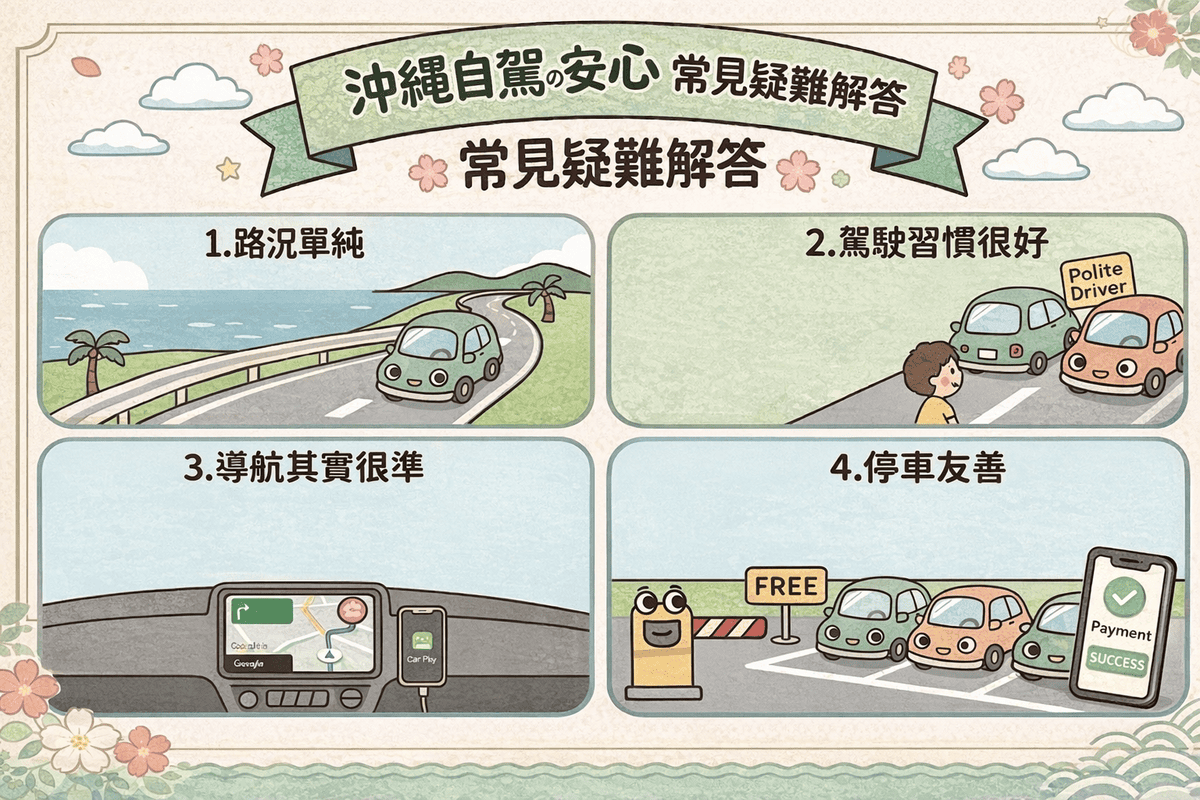 沖繩自駕真的不難?TIMES租車實測心得:新手最擔心的事一次說清楚 - 第3張圖 實際沖繩自駕後的真實感受