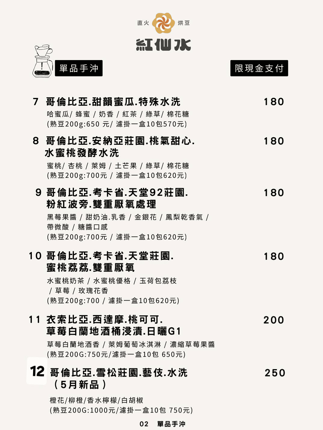 鹿港咖啡廳「紅仙水咖啡」像走進童話世界般的午後空間-附菜單 - 第16張圖 紅仙水咖啡 菜單