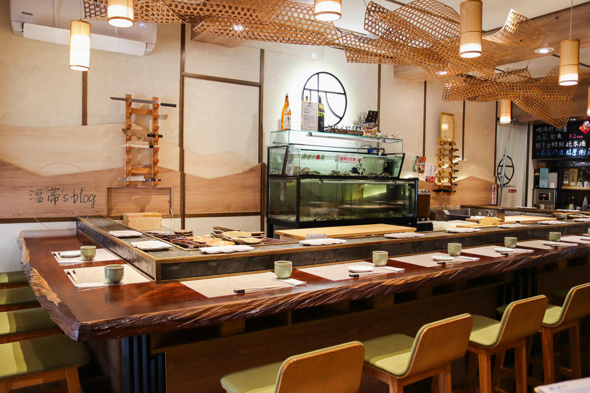 桃園藝文特區美食「本壽司」高級無菜單料理,情侶約會聚餐都適合 - 第2張圖 本壽司 無菜單料理 店內座位