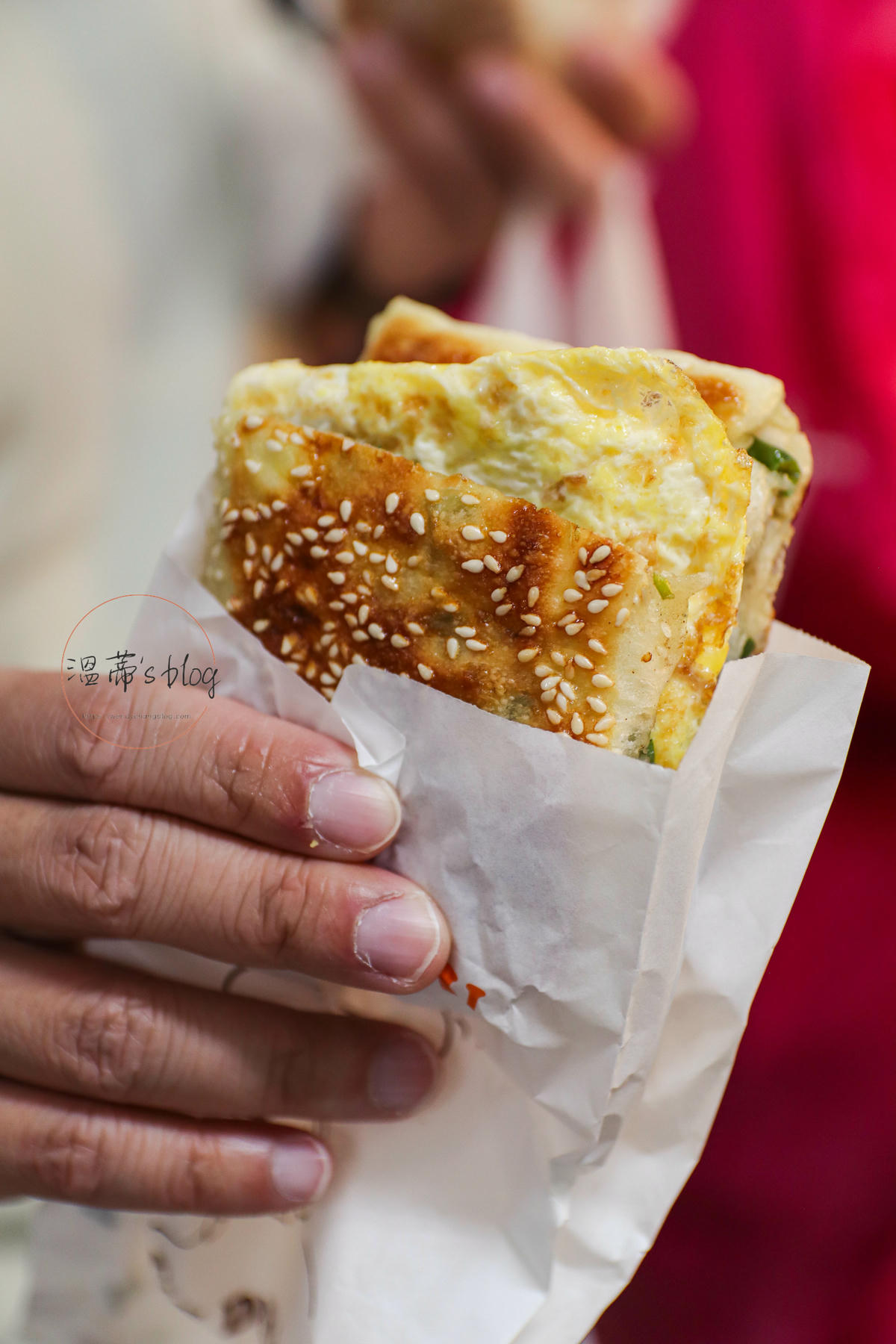 胡椒餅加蛋43元