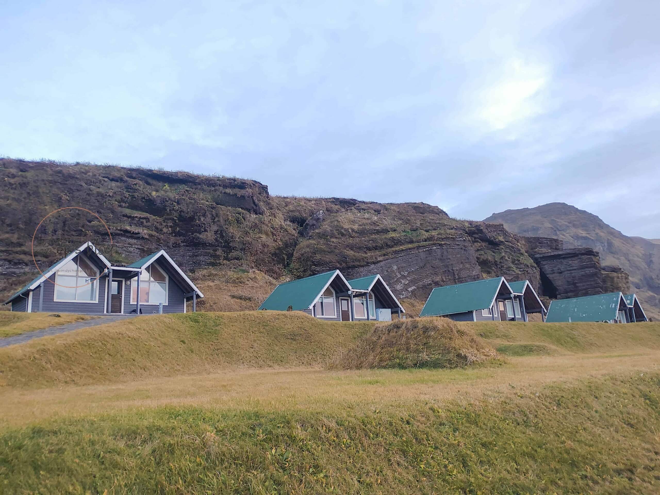 冰島住宿 vík cottages外觀