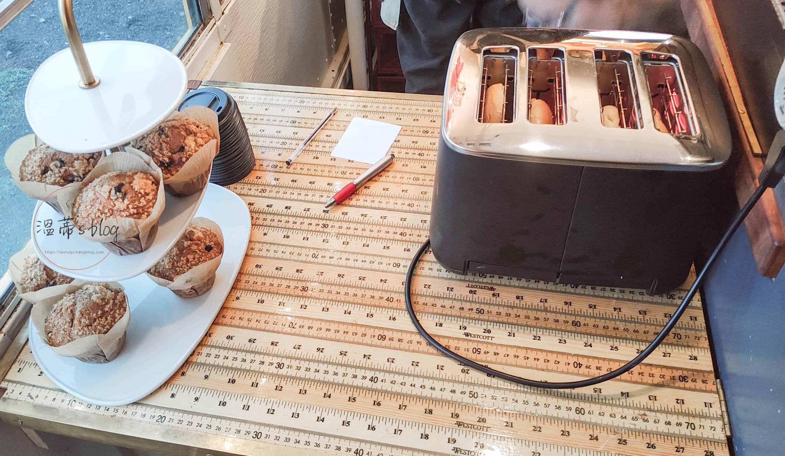 冰島美食 skool beans 杯子蛋糕、烤麵包機