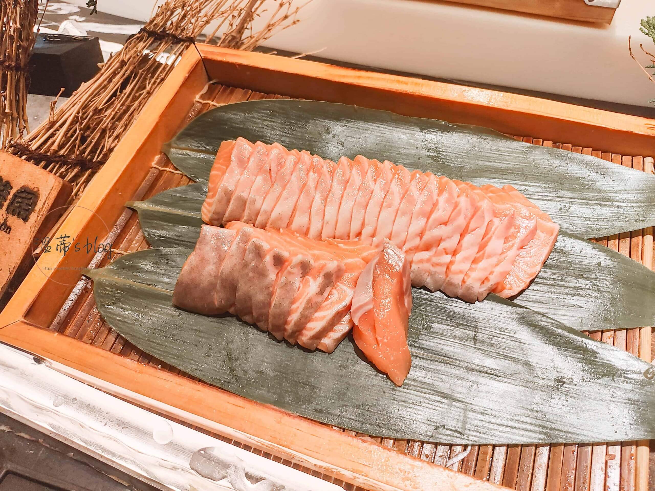 台北晶華酒店栢麗廳Brasserie生魚片-鮭魚