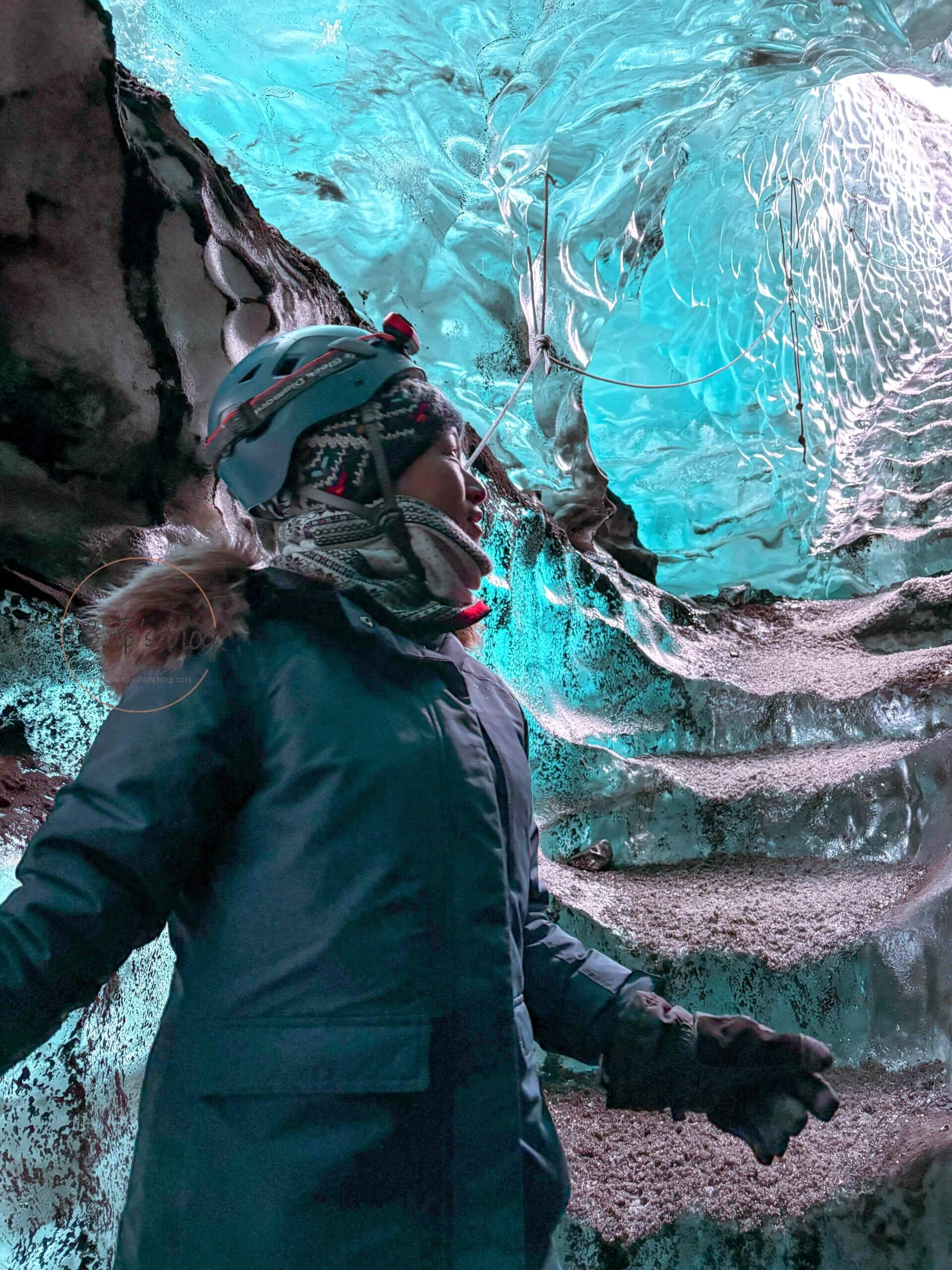 冰島藍冰洞blue crystal ice cave