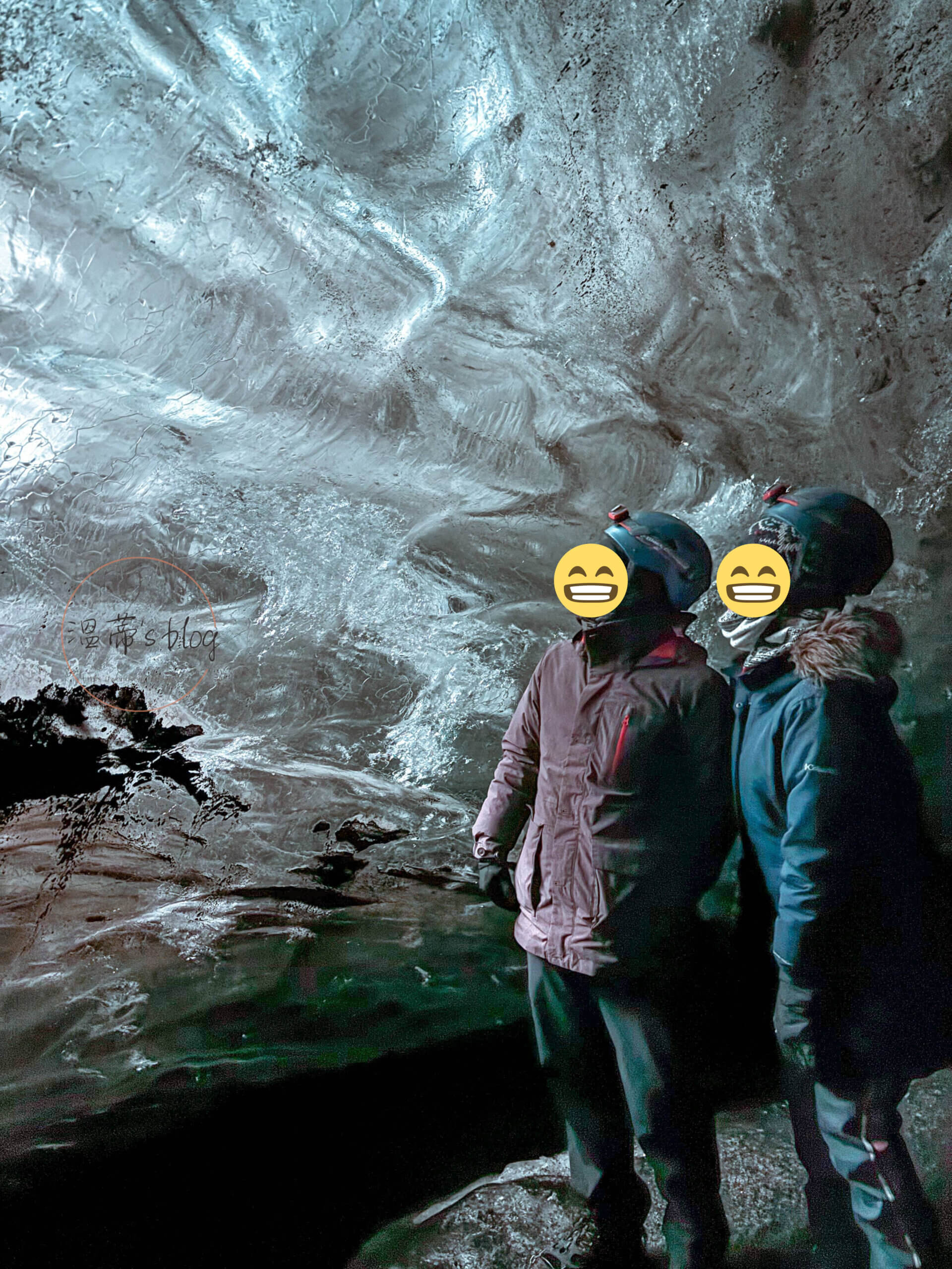冰島藍冰洞blue crystal ice cave